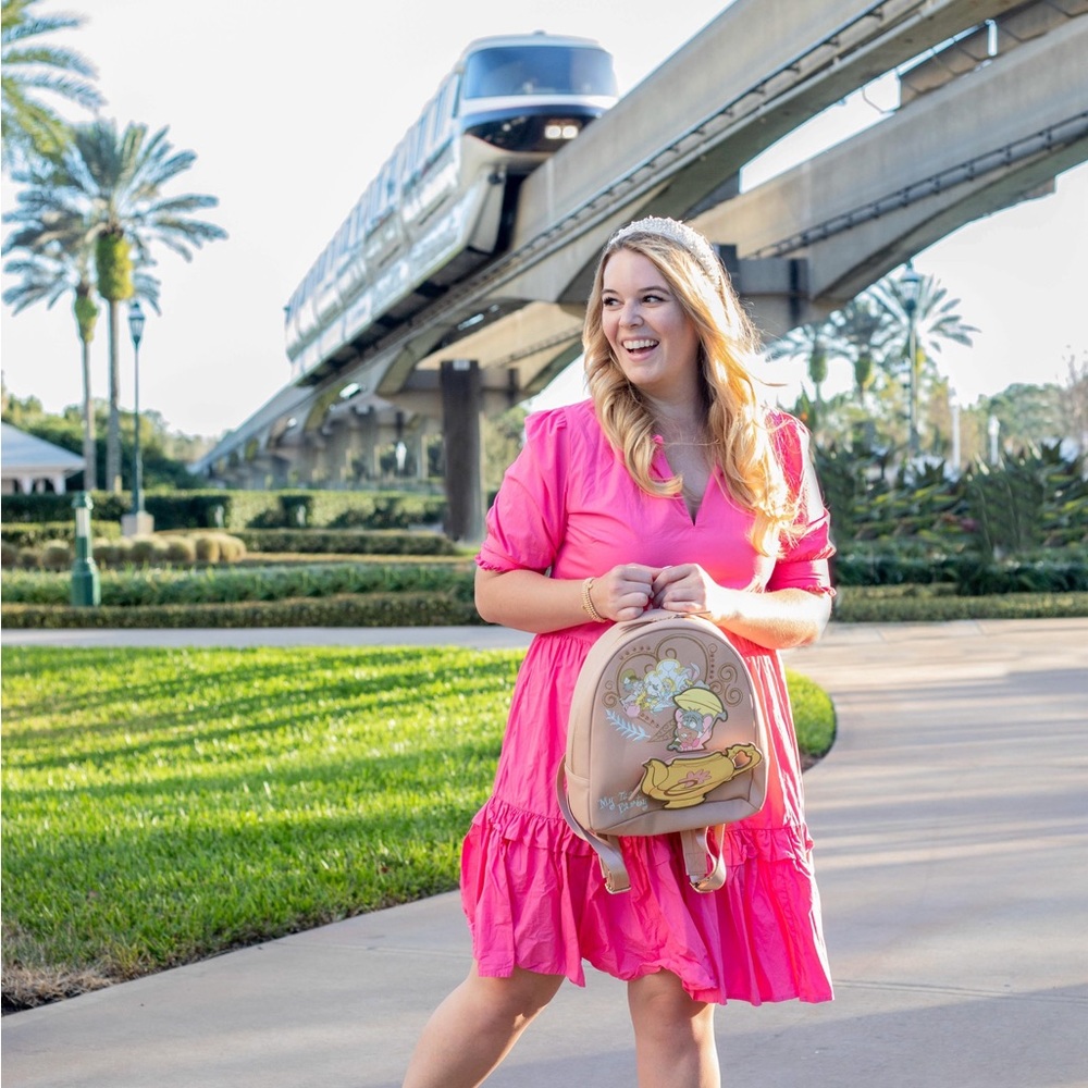 JCrew Hot Pink Poplin dress - S